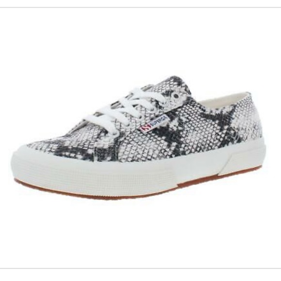 Superga Shoes - Superga Womens Snake Print Low Top Sneakers